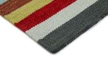 Electra Brick Dark Multi - Handvävd Gångmatta - KM Home | Mattfabriken