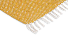 Line Gul - Handvävd Gångmatta - KM Home | Mattfabriken