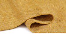 Line Gul - Handvävd Gångmatta - KM Home | Mattfabriken