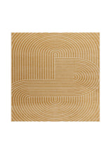 Hawaii Shape Gul Kvadrat - Indoor/Outdoor - KM Home | Mattfabriken