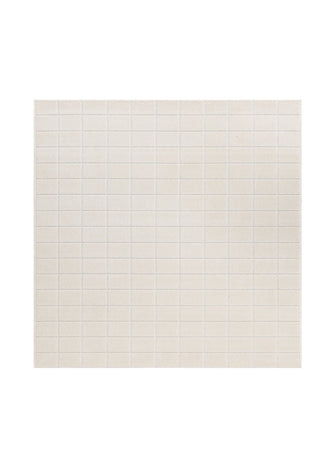Hawaii Chess Creme Kvadrat - Indoor/Outdoor - KM Home | Mattfabriken