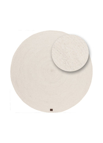 Merino Creme - Rund Ullmatta - KM Home | Mattfabriken