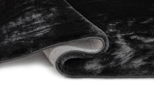 Heaven Svart - Ryamatta med pälskänsla - KM Home | Mattfabriken