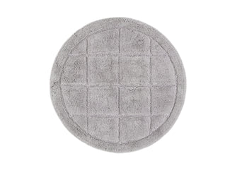 Square Silver Rund - Badrumsmatta - KM Home | Mattfabriken