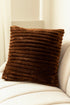 Kudde Stripe Brun - Kudde med Randstruktur - KM Home | Mattfabriken