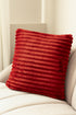 Kudde Stripe Roströd - Kudde med Randstruktur - KM Home | Mattfabriken