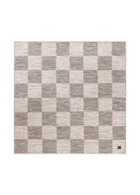 Chessie Grå Kvadrat - Handvävd Ullmatta - KM Home | Mattfabriken