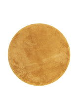 Royal Deluxe Ockragul - Mjuk Rund Ryamatta - KM Home | Mattfabriken