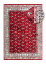 Tarfaya Lahori Röd - Tvättbar Matta - KM Home | Mattfabriken