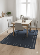 Brick Blå - Gummerad Matta - KM Home | Mattfabriken