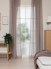 Felicia Greige 240 cm - Gardin 2-pack - KM Home | Mattfabriken