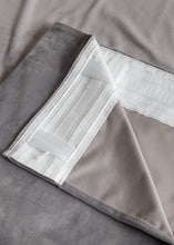 Elsa Silver 250 cm - Sammetsgardin 2-pack