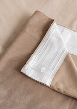 Elsa Linne 250 cm - Sammetsgardin 2-pack