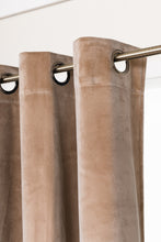 Saga Linne 240 cm - Sammetsgardin 2-pack