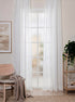 Lisa Creme 250 cm - Skir gardin 2-pack - KM Home | Mattfabriken