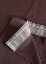 Lisa Choklad 250 cm - Skir gardin 2-pack - KM Home | Mattfabriken