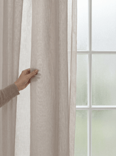 Lisa Greige 250 cm - Skir gardin 2-pack - KM Home | Mattfabriken