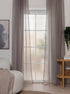 Lisa Linne 250 cm - Skir gardin 2-pack - KM Home | Mattfabriken