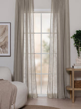 Stella Greige 250 cm - Gardin 2-pack - KM Home | Mattfabriken