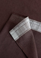 Alma Choklad 250 cm - Gardin 2-pack - KM Home | Mattfabriken