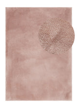 Cozy Dusty Pink - Rund Ryamatta