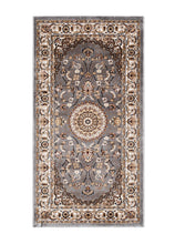 Dubai Medallion Grå - Oval Matta - K/M Carpets | Mattfabriken