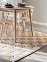 Hawaii Chess Gul Kvadrat - Indoor/Outdoor - KM Home | Mattfabriken