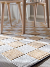 Hawaii Chess Gul Kvadrat - Indoor/Outdoor - KM Home | Mattfabriken