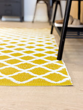 Hilma Wave Gul - Plastmatta - KM Home | Mattfabriken