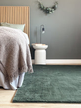 Heaven Grön - Ryamatta med pälskänsla - KM Home | Mattfabriken