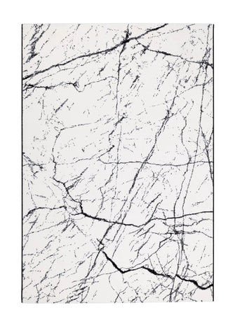 Ink Marble Vit - Modern Matta