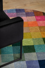 Insignia Cube Multi - Rund Ullmatta - K/M Carpets | Mattfabriken