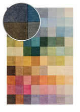 Insignia Cube Multi - Rund Ullmatta - K/M Carpets | Mattfabriken