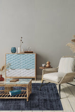 Tribeca Navy - Handvävd Viskosmatta - K/M Carpets | Mattfabriken