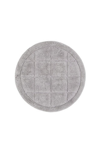 Square Silver Rund - Badrumsmatta - KM Home | Mattfabriken