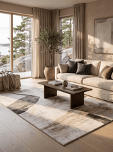 Tarfaya Art Grön - Tvättbar Matta - KM Home | Mattfabriken