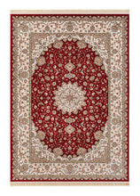 Teheran Medallion Röd - Tvättbar Gångmatta - K/M Carpets | Mattfabriken