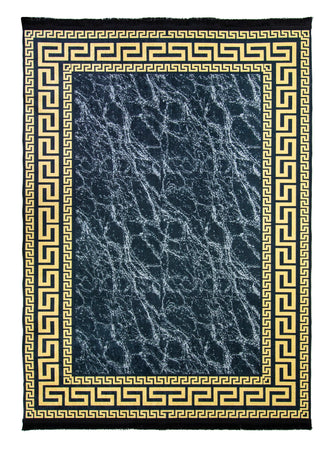 Sultan Versace Guld - Tvättbar matta - K/M Carpets | Mattfabriken