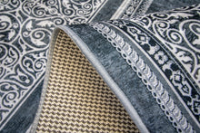 Sultan Frame Grå - Tvättbar matta - K/M Carpets | Mattfabriken