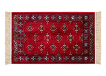 Teheran Lahori Röd - Tvättbar matta - Viskoslook - K/M Carpets | Mattfabriken