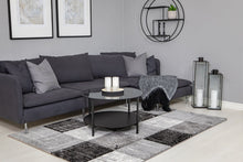 London Square Svart - Rund Matta - K/M Carpets | Mattfabriken