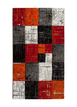 London Square Röd - Modern Matta - K/M Carpets | Mattfabriken