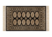 Teheran Boccara Svart - Tvättbar matta - Viskoslook - K/M Carpets | Mattfabriken