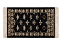 Teheran Lahori Svart - Tvättbar matta - Viskoslook - K/M Carpets | Mattfabriken