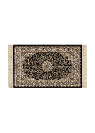 Teheran Medallion Svart - Dörrmatta - K/M Carpets | Mattfabriken