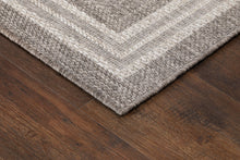 Madrid Frame Mörklinne - Flatvävd matta - K/M Carpets | Mattfabriken