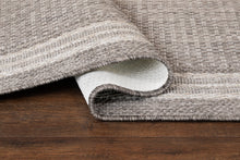 Madrid Frame Mörklinne - Flatvävd matta - K/M Carpets | Mattfabriken