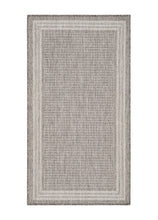 Madrid Frame Mörklinne - Flatvävd matta - K/M Carpets | Mattfabriken