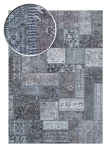 Patchwork Steel - Patchworkmatta - K/M Carpets | Mattfabriken