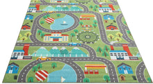 Play Road Grön - Barnmatta - K/M Carpets | Mattfabriken